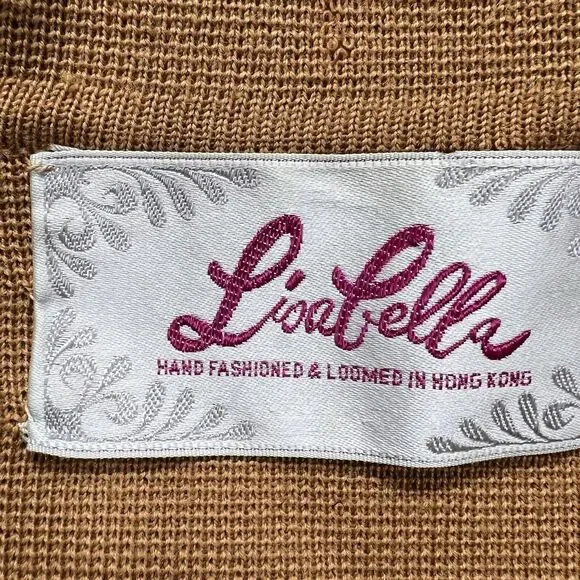 VTG Lisabella Wool Knit Blazer Women’s 12 Hong Kong 60s Mod Indie Retro Boho - Picture 3 of 14